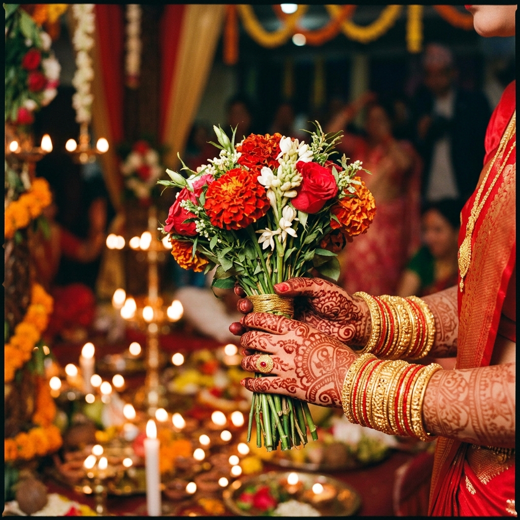 Nepali bridal mehndi detail photography - Dreams Photography